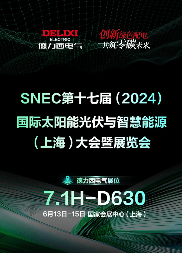 前瞻变革赋能新质生产力！德力西电气邀您共赴SNEC2024(图1)