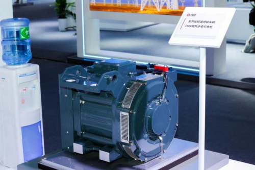 中车株洲电机携轨道交通、清洁能源装备产品精彩亮相2024中国品牌日(图2)