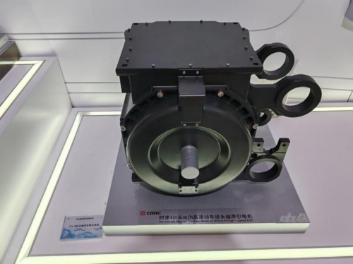 中车株洲电机携轨道交通、清洁能源装备产品精彩亮相2024中国品牌日(图1)