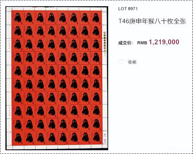 最受关注的品种80版猴票你有吗？目前行情是多少？(图2)
