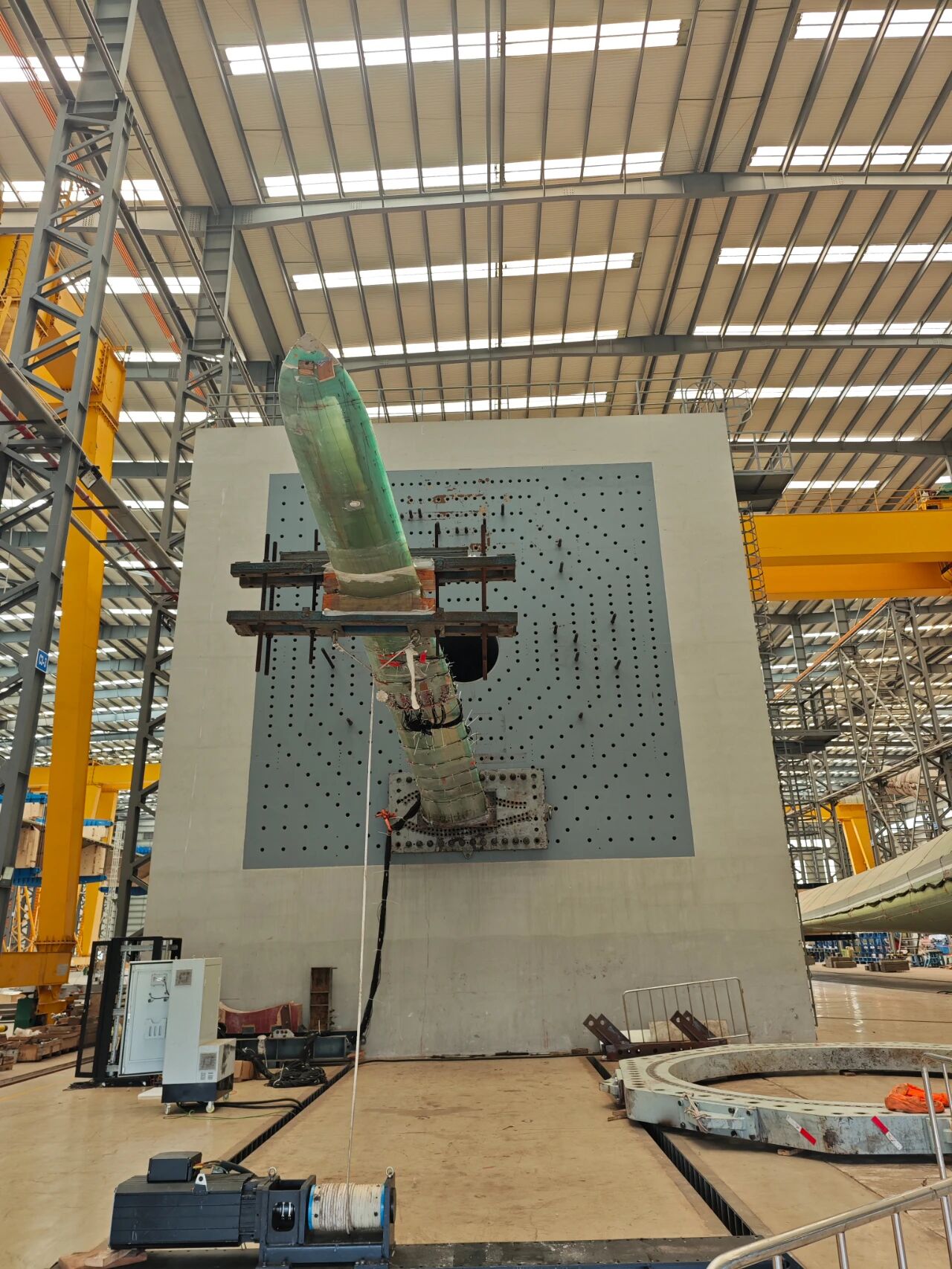 kaiyun入口：电气风电后市场最长叶片延长叶尖顺利通过全生命周期测试(图2)